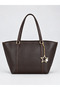 Star Detailed Wide Form Women's Shoulder Bag