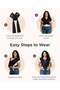 - Baby Wrap Carrier Air-Mesh - black - 3