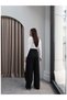 Elastic Waist Closure Detail Trousers - 5