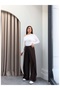 Elastic Waist Closure Detail Trousers - 2