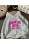 Mooda 3 Threaded Unisex Oversize Hooded Sweatshirt