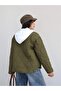 Quilted Patterned Hooded Parachute Jacket - 5