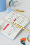 2027 Year Elasticated Daily Pocket Planner 12 Months Blue - 2