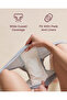 - 100% Cotton Disposable Postpartum Boyshorts Grey, Pack of 7 - M - 4