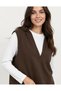 3-Piece Women's Set with Hooded Vest - 3