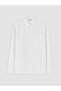 Ozmarka New Season White Regular Fit Gabardine Men's Shirt - 5