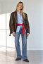 Brown Belted Leather Jacket - 2