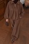 Bat Sleeve Oysho Set Tsd260309 Brown - 3