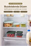 12-Piece Bohemian Plastic Storage Container Set – 6 Different Sizes, Airtight, Bpa-Free, Nesting Food Storage Containers - 7