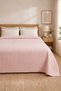 100% Cotton Pique Double Patterned Bedspread Young Room Luxury Pique Premium Special Powder - 3