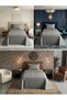 Premium Embossed Textured Royal Model Single Bedspread – 1 Pillowcase Included 180 X 240