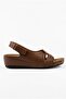 Women's Wide Fit / Velcro Soft Sole Mother's Sandals Suitable for Scalloped Feet - 7