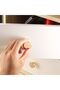Gold Cabinet Knobs, 4 Pcs Brushed Brass Round Kitchen Cabinet Hardware Pulls Knobs Gold for Dresser - 6