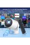 جهاز عرض منزلي بنظام أندرويد بدقة 4K - إصدار 2026 المحدث مع بلوتوث 5.4 وواي فاي 6، جودة صورة عالية الدقة 1080P، 4 - 6