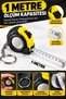 Mini Meter Keychain 1 Meter Tape Measure Compact Pocket Type Measuring Device - 4