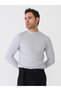 Turtleneck Crepe Fabric Long Sleeve T-Shirt - 6