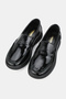 Women's Black Patent Leather Genuine Natural Leather 36-41 Size Orthopedic Sole Loafer Shoes - 2