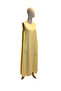 Women's Natural Linen Sleeveless Dress & Silk Blend Tassel Detailed Long Kimono Jacket Set - 3