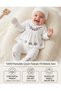 100% Cotton Baby Girl 5-Piece Floral Patterned Bodysuit Set 0-3 Months - 2