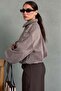 Mink Cashmere Bomber Women's Jacket Mg2902 - 3