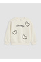 Lcw Kids Ecru Crew Neck Girls' Set - 2