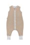 Fiber-Free 1.0 Tog 100% Cotton Double Layer Combed Cotton Girls' and Boys' Sleeping Bag with Booties/ - 2
