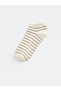 Quality Pieces from Çelebi Store Striped Women's Booties Socks 5-Pack - 3