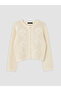Zero Roba Collar Openwork Women's Knitwear Cardigan for Style Seekers from Uzg Store