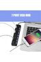 موزع USB 2.0 بـ 7 منافذ، سرعة نقل بيانات تصل إلى 450 ميجابت في الثانية، منافذ مستقلة، متوافق مع أنظمة ويندوز/ماك/لينكس، لـ Keyboa - 4