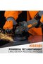 جلاخة زاوية KWS 85-115 بقطر 115 مم وقوة 850 واط - أداة جلخ كهربائية مدمجة مع مقبض جانبي، قابلة للتعديل - 8