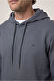 Hooded Regular Fit Cotton Pocket Sweatshirt - 4