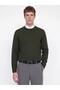 Men's Green Jjmılano Stıtch Knıt Crew Neck Sn Sweater & Cardigan