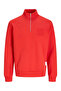 Mock Neck Red Men's Sweatshirt 12299799 Jornewove Sweat Smu