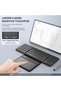 Foldable Bluetooth Keyboard, Azonee Portable Full Size Bluetooth Keyboard with Large Touchpad, Recha - 2