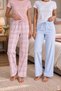 Women's 2-Piece Cotton Long Pajama Bottoms