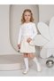 Girl's Floral Appliqué Pearl Detailed Long Sleeve Blouse - 2
