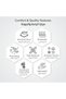 طقم لحاف مطبوع من دونيتلا مكون من 6 قطع بحجم كينج |   يناسب سرير بحجم 200×200 سم |   ألياف دقيقة ناعمة الملمس |   ري - 4