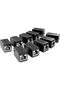 Ethernet Network Accessories RJ45 Modular Plug Network Connector Fixed Tail Clamp Design PC Material