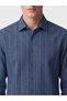 Rmz Gi̇yi̇m Farkiyla Standard Fit Striped 100% Linen Men's Shirt - 3