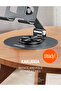 KSC-1598 Metal Folding Rotatable Desktop Stand Foldable Adjustable Phone Holder for Desk, Table & Home Office, Portable Smartphone Stand Black - 4