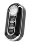 Fiat doblo punto bravo 500 ducato panda black silver key case - 3