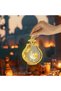 قطعتان من فوانيس رمضان الصغيرة، فوانيس معلقة على شكل شمعة بتصميم عتيق لعيد مبارك، فوانيس رمضان على شكل هلال ونجمة - 6