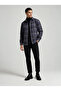 Blue Orange Striped Slimfit Lumberjack Men's Shirt