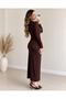 Dgaje Collar Lace Detailed Accessory Tie Dress - 3