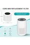 عبوة من قطعتين من الفلتر البديل/المتوافق مع جهاز تنقية الهواء LEVOIT Core Mini، فلتر 3 في 1 H13 True HE - 5