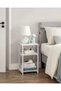 BARNET Collection - Side Table, Small End Table for Living Room, Modern Tall Nightstand, Bed - 4