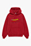 Amazing Printed Red Oversize Unisex Hoodie - 2