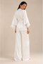 Silky Satin Spanish Sleeve Cuff Lace 2-Piece Pajama Set - 3