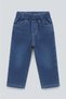 Boy's 3-Piece Set with Striped Sweater, Shirt, and Jeans Pants M00870 Brown - 5