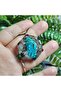 Turquoise Stone - Rutil Quartz Crystal Orgonite Necklace - 2 - (Only Hand Made) - 3